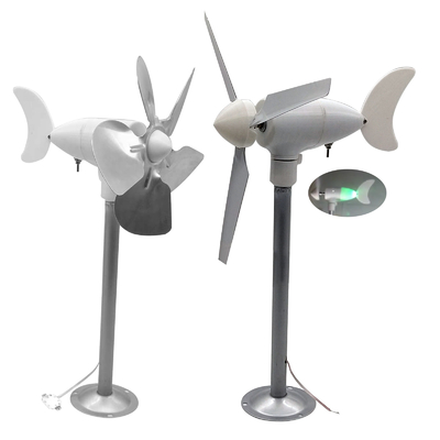 Modelo conduzido moinhos de vento Generator Portable da turbina das energias eólicas da luz da noite do jardim da jarda