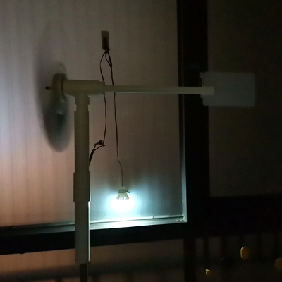 O modelo portátil Garden Yard Windmills do gerador da micro turbina eólica conduziu a iluminação da noite