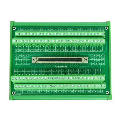 Trilho do RUÍDO de SCSI 100 Pin Connector que monta o tipo módulo dos blocos de terminais