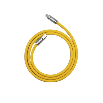 o tipo paládio 100W de 6mm O.D USB 3,1 do cabo da carga de C que carrega para portáteis marca telefones espertos