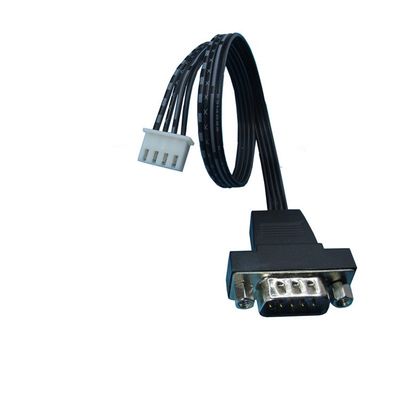 Porto de série da terra de DB9 RS232 DCD RXD TXD 4 ao conector do pino JST-XH 2.54mm para estender o cabo
