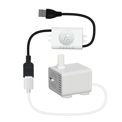 Interruptor conduzido da tira da água potável dos animais de estimação do interruptor do sensor de movimento do corpo de USB 5V distribuidor infravermelho