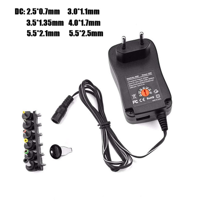 C.A. ajustável do adaptador universal da fonte de alimentação 30W ao adaptador universal do carregador da C.C. 3V/4.5V/6V/7.5V/9V/12V 1.5A