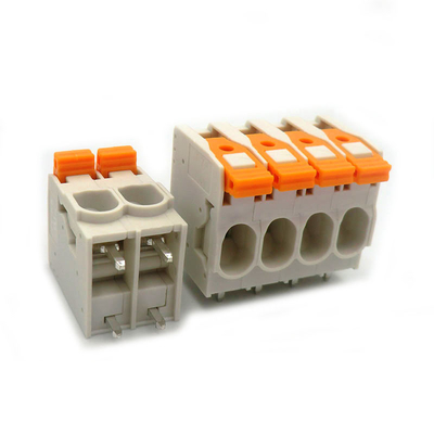 empurrar duplo da fileira do passo de 7.5mm a mola que frisa os blocos de terminais 27A 300V do PWB
