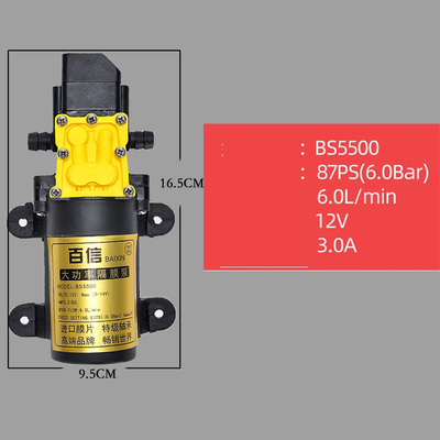 Kit de torneira de mão com bomba de sifão elétrica 12V 36W para banheiro ao ar livre, conjunto de chuveiro para acampamento
