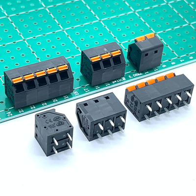 os blocos de terminais do PWB de 5.0mm saltam a fileira dupla 736HH 736H 736L-5.0 da única fileira dos conectores da braçadeira