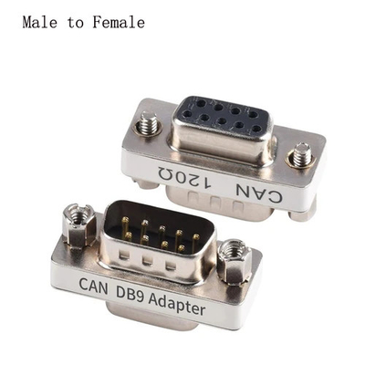 Adaptador de interfaces DB9 para CAN Bus com Pin-2 Pin-7 Resistência de 120 Ohm para análise de diagnóstico do veículo