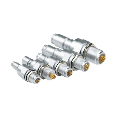 Conectores de acoplamento por parafuso de alta pressão de 300 metros de profundidade submarina Série W FVG HVG 0W 1W 2W 3W 2 4 6 8 12Pin
