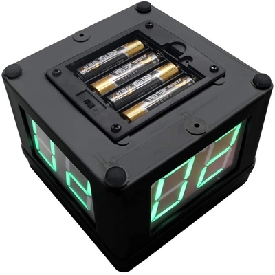 Junction Cube Box Timer 4 Lados Contador Digital Contorno Stopwatch Poker Xadrez Casinos Digital Shot Timer