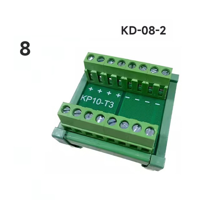 8 12 16 60 Caminhos Conexão de cabo Hub de distribuição Blocos terminais Cablagem Din Rail Mount