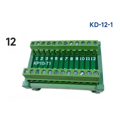 8 12 16 60 Caminhos Conexão de cabo Hub de distribuição Blocos terminais Cablagem Din Rail Mount