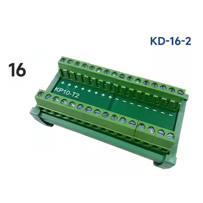 8 12 16 60 Caminhos Conexão de cabo Hub de distribuição Blocos terminais Cablagem Din Rail Mount