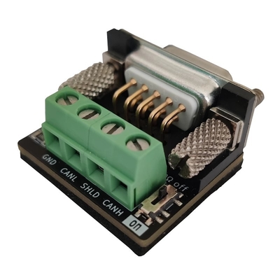CAN OPEN Bus Interface to 4pin Female DB9 Adaptador Board Compatível com PCAN CIA Standard 120 Ohm Construído