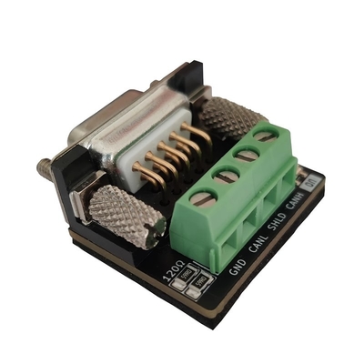CAN OPEN Bus Interface to 4pin Female DB9 Adaptador Board Compatível com PCAN CIA Standard 120 Ohm Construído