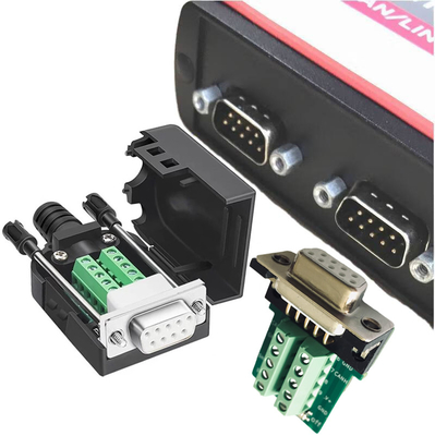 CAN OPEN Bus Interface para DB9 D Sub 9-pin Adaptador Compatível com PCAN CIA Standard 120 Ohm Incorporado