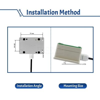 Sensor de chuva e neve Transmissor de junção caixa detector de chuva controlador RS485 Modbus Switch On / Off com aquecimento