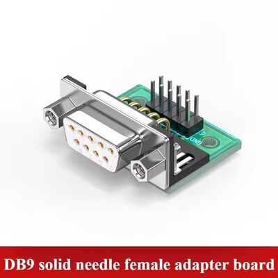 Adaptador de Headers Macho DB9 para 2.54 mm Placa de Circuito Conversor RS232