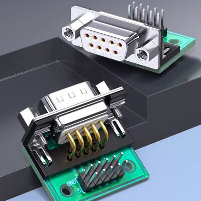 Adaptador de Headers Macho DB9 para 2.54 mm Placa de Circuito Conversor RS232