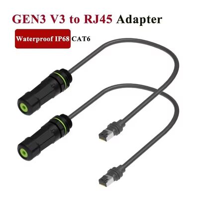 Adaptador Starlink Ethernet de 250 mm Gen 3 Mini, cabo de extensão Starlink para acoplador RJ45
