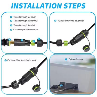 Adaptador Starlink Ethernet de 250 mm Gen 3 Mini, cabo de extensão Starlink para acoplador RJ45