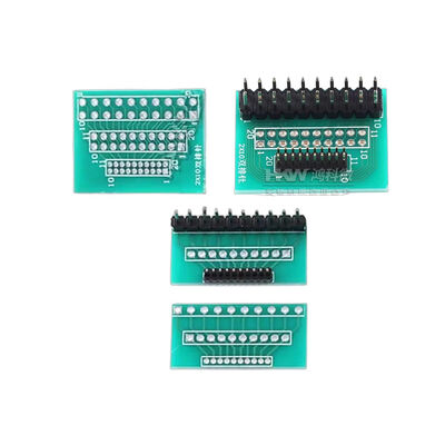 Pitch 1,27 mm a 2,54 mm Adaptador de conversão PCB Breakout Board 10 pin Single ou Dual Row