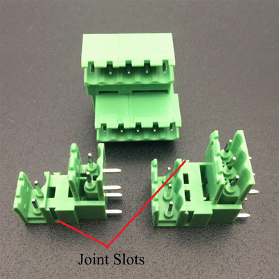 os blocos de terminais Pluggable do parafuso do PWB de Jointable da fileira dupla do passo de 5.08mm obstruem Pin Header