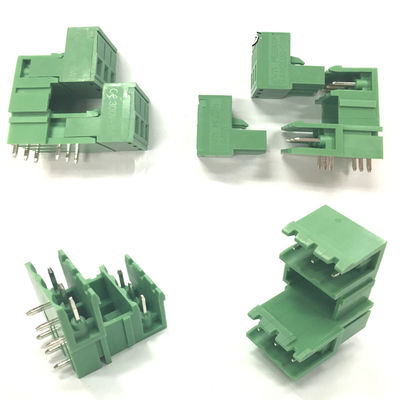 os blocos de terminais Pluggable do parafuso do PWB de Jointable da fileira dupla do passo de 5.08mm obstruem Pin Header