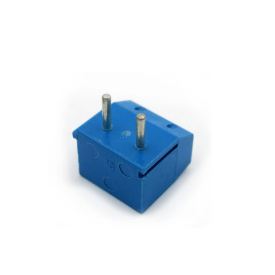 o PWB do passo de 5.00mm montou o ângulo direito 2P dos blocos de terminais do parafuso ao azul 20P