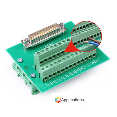 3.81mm/0,15&quot; conectores duplos Jointable da placa do PWB dos blocos de terminais do parafuso da fileira