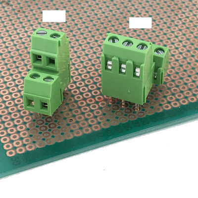 3.81mm/0,15&quot; conectores duplos Jointable da placa do PWB dos blocos de terminais do parafuso da fileira