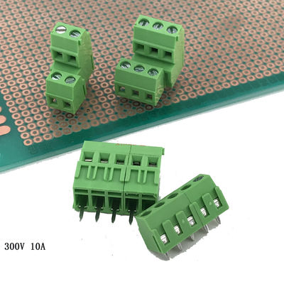 3.81mm/0,15&quot; conectores duplos Jointable da placa do PWB dos blocos de terminais do parafuso da fileira