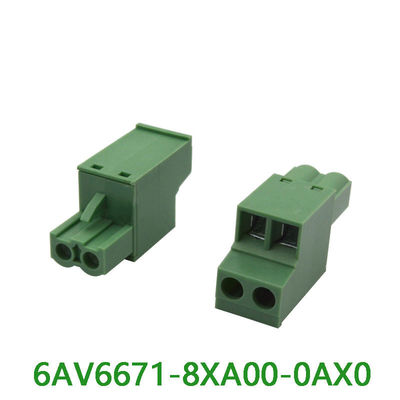 dos blocos de terminais Pluggable do parafuso do passo de 5.08mm conector prendendo horizontal do PWB da entrada