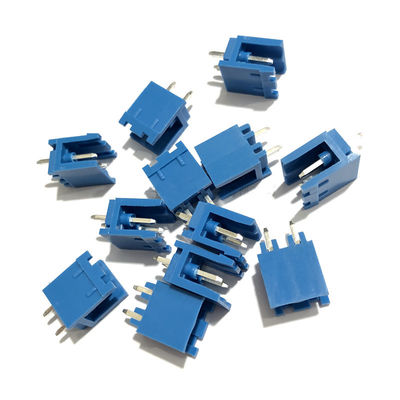 Os blocos de terminais Pluggable 5.08mm espaçando azuis do parafuso do PWB obstruem + ângulo direito Pin Header