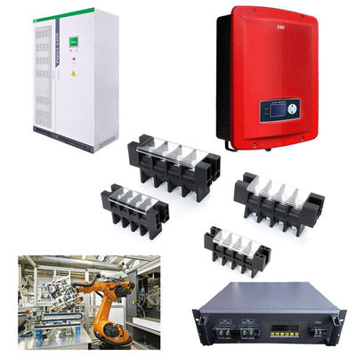alimentação de 600V 40A 100A 75A 150A através de passo fixado na parede dos blocos de terminais 13.0mm 16.0mm 21.0mm 27.0mm da barreira