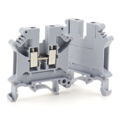 ² 800V 41A dos blocos de terminais 0.2-4mm da braçadeira do parafuso do trilho do RUÍDO da série de UK5N Reino Unido