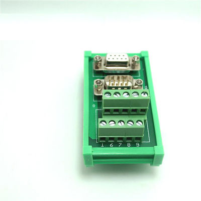 Placa da fuga da fiação do bloco de terminais de Pin Male Female Dual Connectors do sub 9 de DB9 D