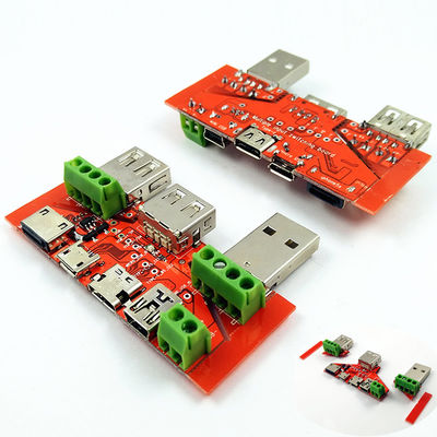 Tipo-c placa de Mini Micro USB da fuga do verificador da bateria do conversor do adaptador de relação