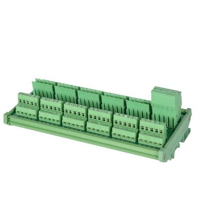 8 12 16 60 Caminhos Conexão de cabo Hub de distribuição Blocos terminais Cablagem Din Rail Mount