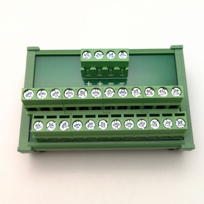 1 no divisor da fonte de energia da placa da fuga de 12 para fora blocos de terminais que prende o divisor da distribuição