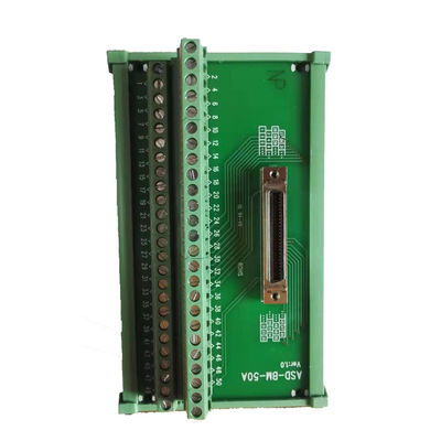 Adaptador por aquisição de dados 1M Cable da placa da fuga do cartão dos blocos de terminais do Pin MR-J3CN1 de SCSI 50