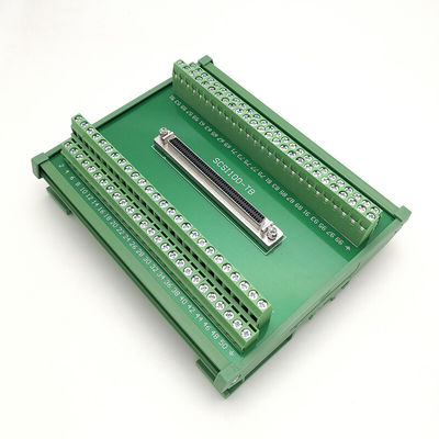 Trilho do RUÍDO de SCSI 100 Pin Connector que monta o tipo módulo dos blocos de terminais