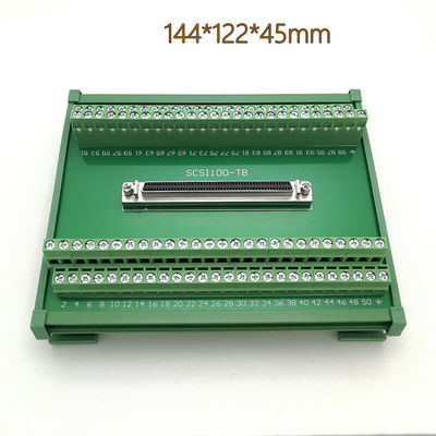 Trilho do RUÍDO de SCSI 100 Pin Connector que monta o tipo módulo dos blocos de terminais
