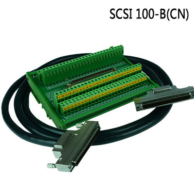 Trilho do RUÍDO de SCSI 100 Pin Connector que monta o tipo módulo dos blocos de terminais