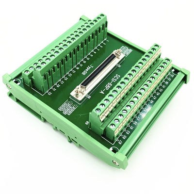 Trilho do RUÍDO de SCSI 68 Pin Connector que monta o tipo adaptador dos blocos de terminais
