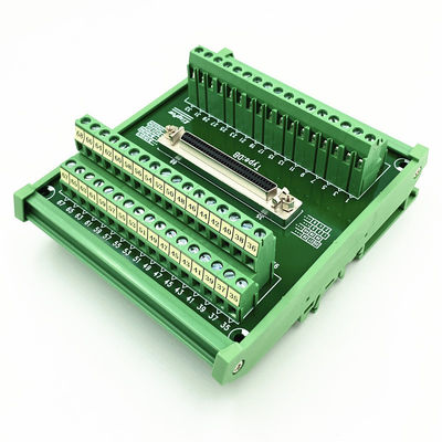 Trilho do RUÍDO de SCSI 68 Pin Connector que monta o tipo adaptador dos blocos de terminais