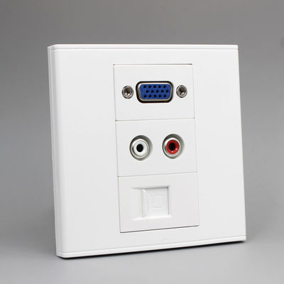 Painel modular audio do soquete do bloco de terminais da tomada da placa de parede da placa dianteira do porto de rede de VGA