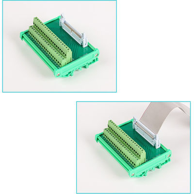 IDC 40P 40 Pin Connectors para parafusar o adaptador da placa da fuga da fiação do bloco de terminais
