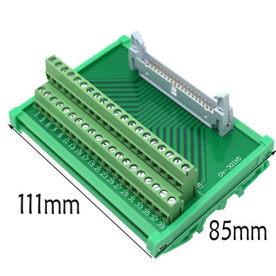 IDC 40P 40 Pin Connectors para parafusar o adaptador da placa da fuga da fiação do bloco de terminais