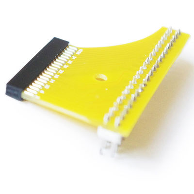 fêmea dupla da fileira do pino de 1.27mm 2 x 20 ao conversor da placa do PWB de Pin Headers Adapter do homem de 2,54 milímetros