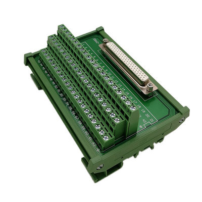 DB62 montagem secundária fêmea do trilho do RUÍDO do conector do adaptador da placa da fuga dos blocos de terminais do soquete D